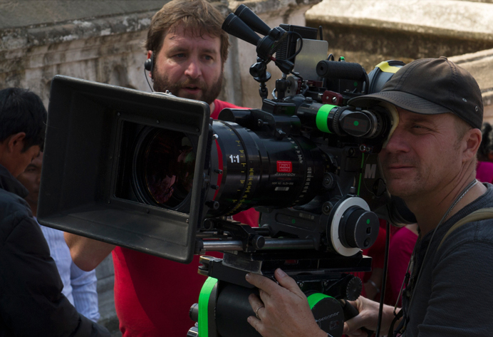 Ben Davis, BSC looks into the camera on the set of Doctor Strange