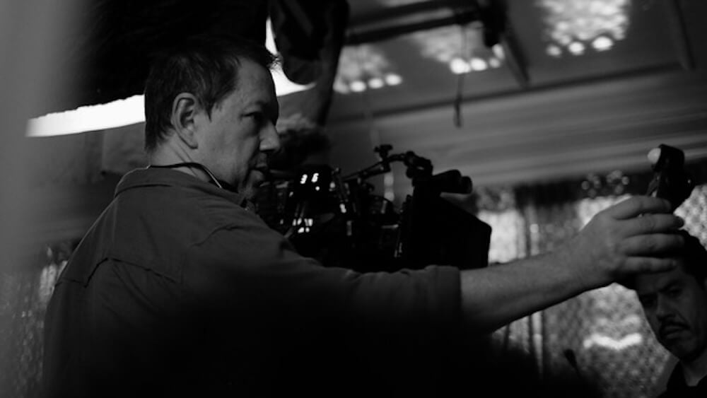 Cinematographer Adrian Teijido ABC on the set of 'I'm Still Here'